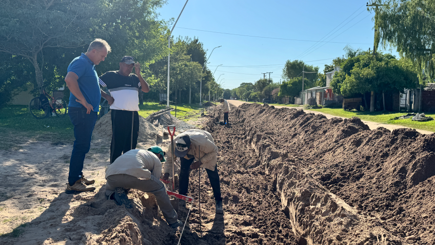 Avanza la obra de reestructuración de Av. Los Inmigrantes
